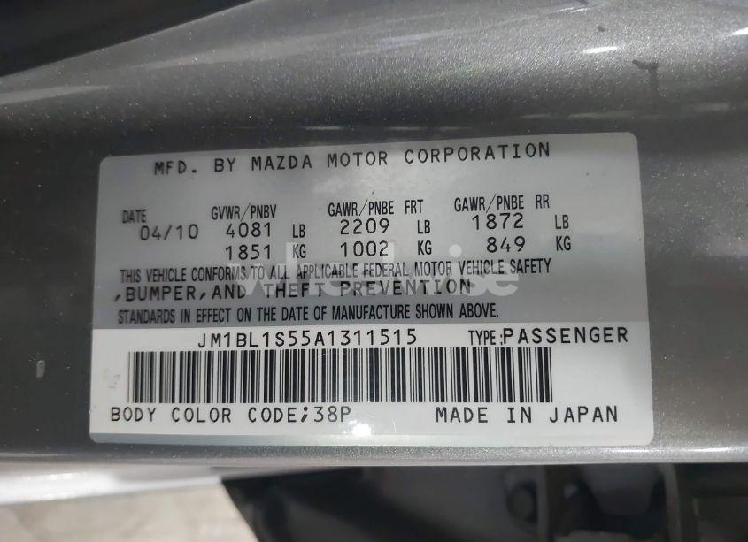 Photo 9 of 2010 Mazda Mazda3 S GRAND TOURING (VIN JM1BL1S55A1311515)