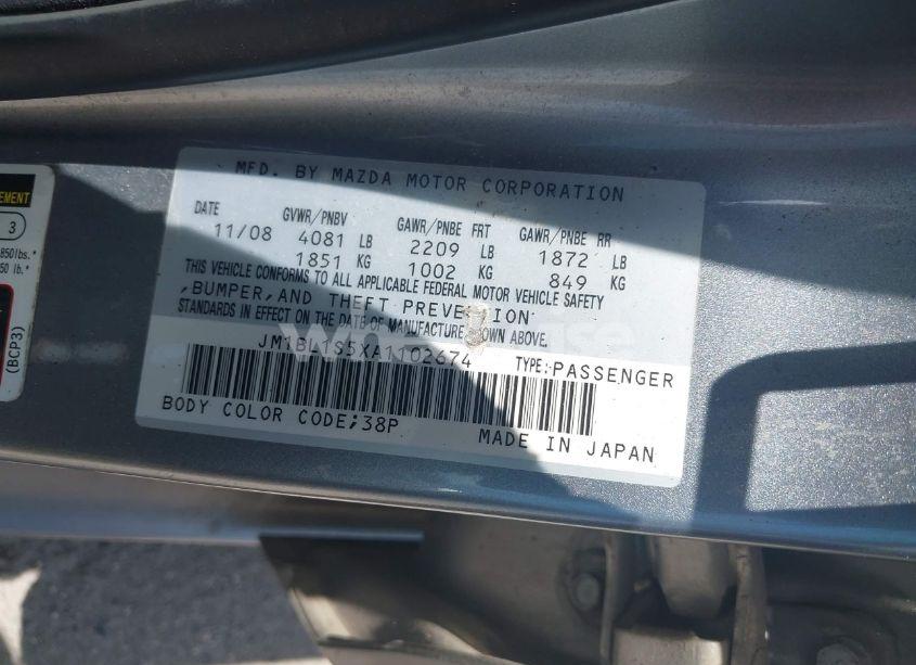 Photo 9 of 2010 Mazda Mazda3 S GRAND TOURING (VIN JM1BL1S5XA1102674)