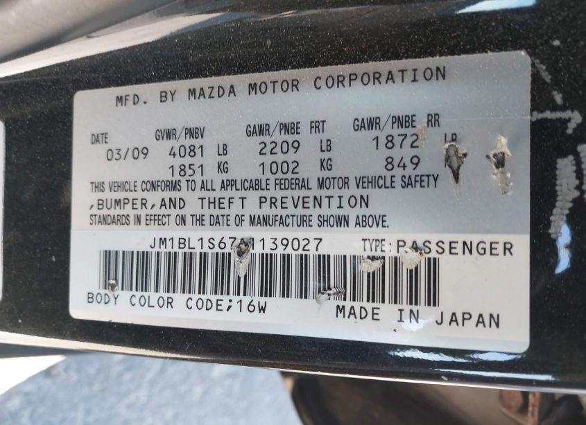 Photo 9 of 2010 Mazda Mazda3 S GRAND TOURING (VIN JM1BL1S67A1139027)