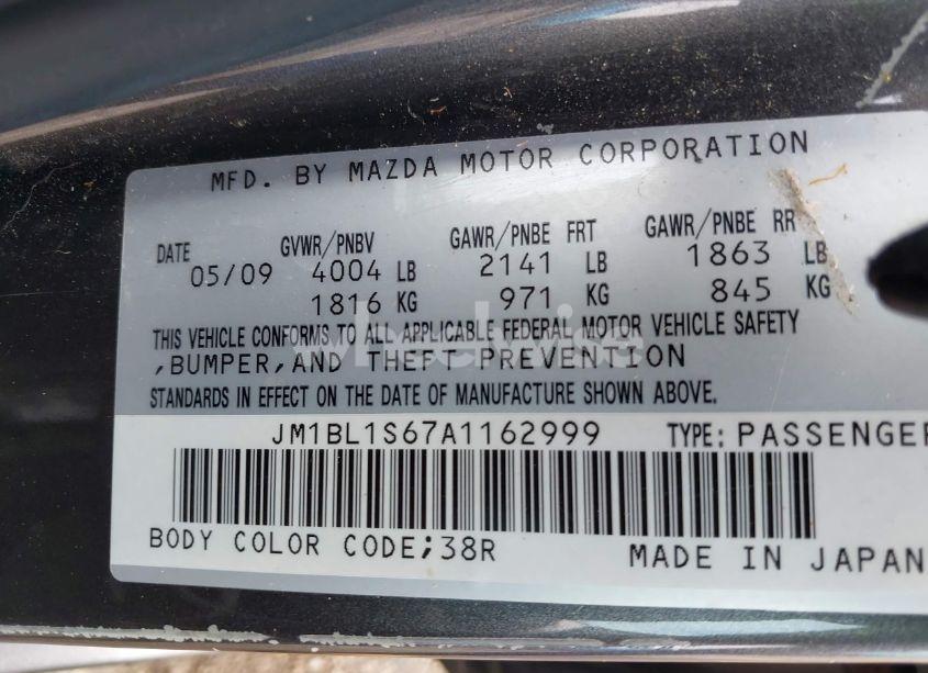 Photo 9 of 2010 Mazda Mazda3 S GRAND TOURING (VIN JM1BL1S67A1162999)