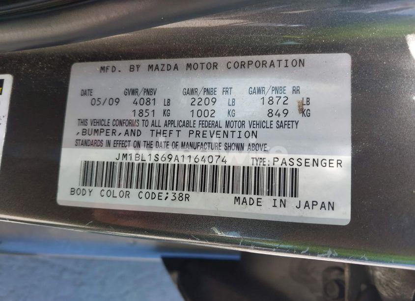 Photo 9 of 2010 Mazda Mazda3 S GRAND TOURING (VIN JM1BL1S69A1164074)