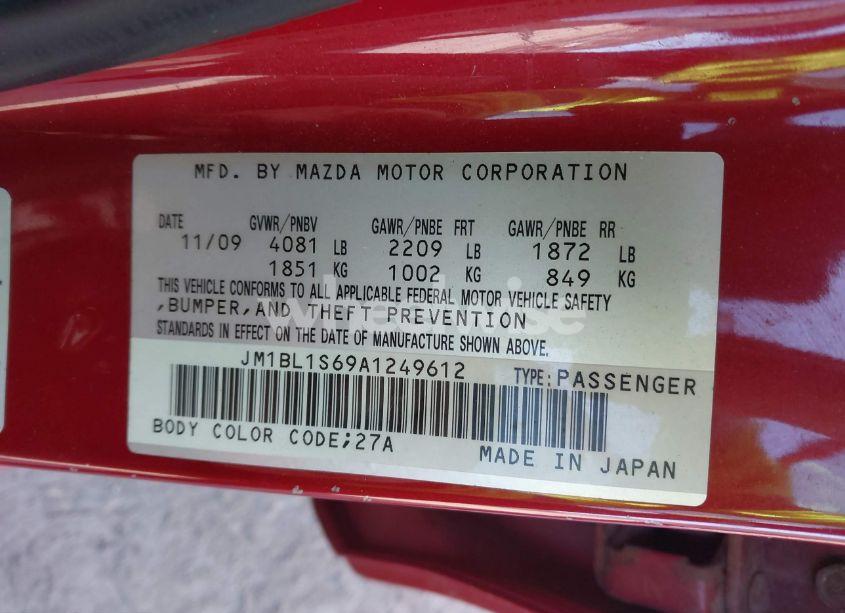 Photo 9 of 2010 Mazda Mazda3 S SPORT (VIN JM1BL1S69A1249612)