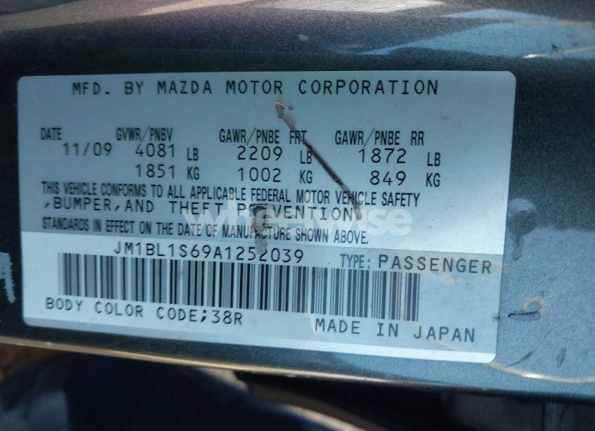 Photo 9 of 2010 Mazda Mazda3 S SPORT (VIN JM1BL1S69A1252039)