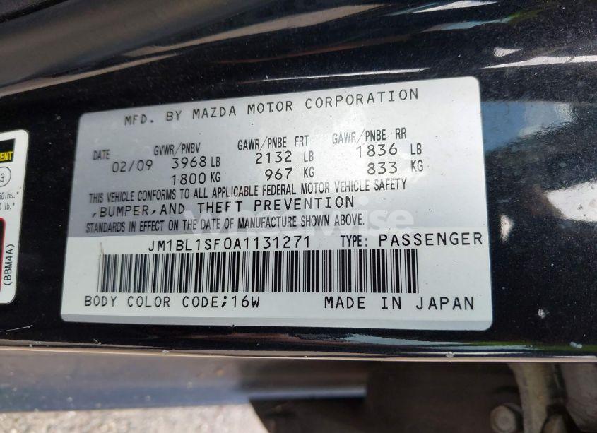 Photo 9 of 2010 Mazda Mazda3 I TOURING (VIN JM1BL1SF0A1131271)