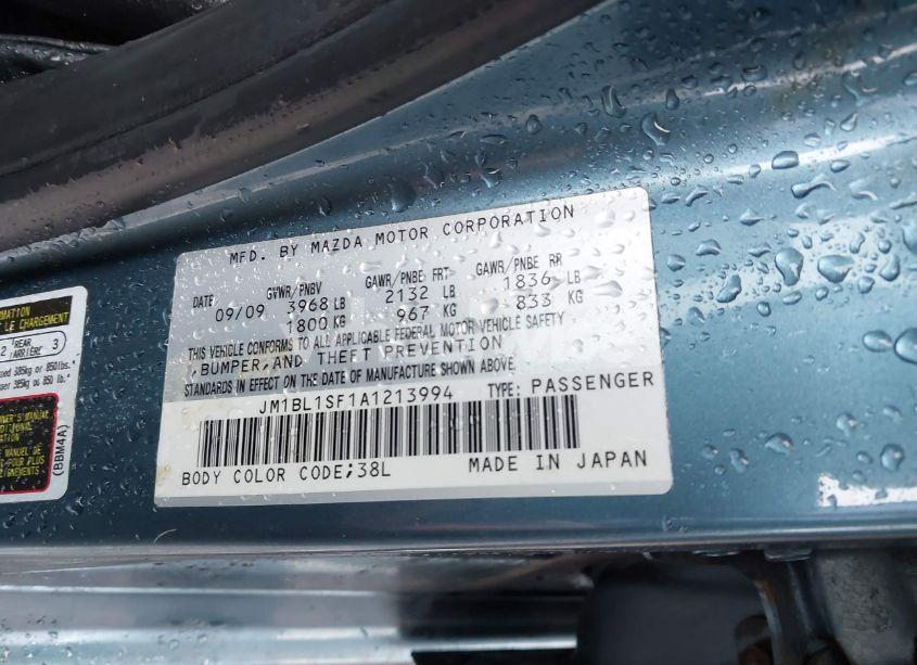 Photo 9 of 2010 Mazda Mazda3 I SPORT (VIN JM1BL1SF1A1213994)