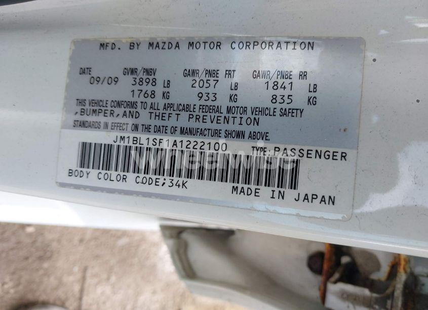 Photo 9 of 2010 Mazda Mazda3 I TOURING (VIN JM1BL1SF1A1222100)