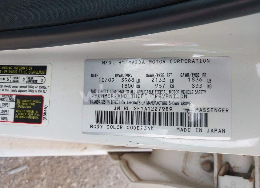 Photo 9 of 2010 Mazda Mazda3 I TOURING (VIN JM1BL1SF1A1227989)