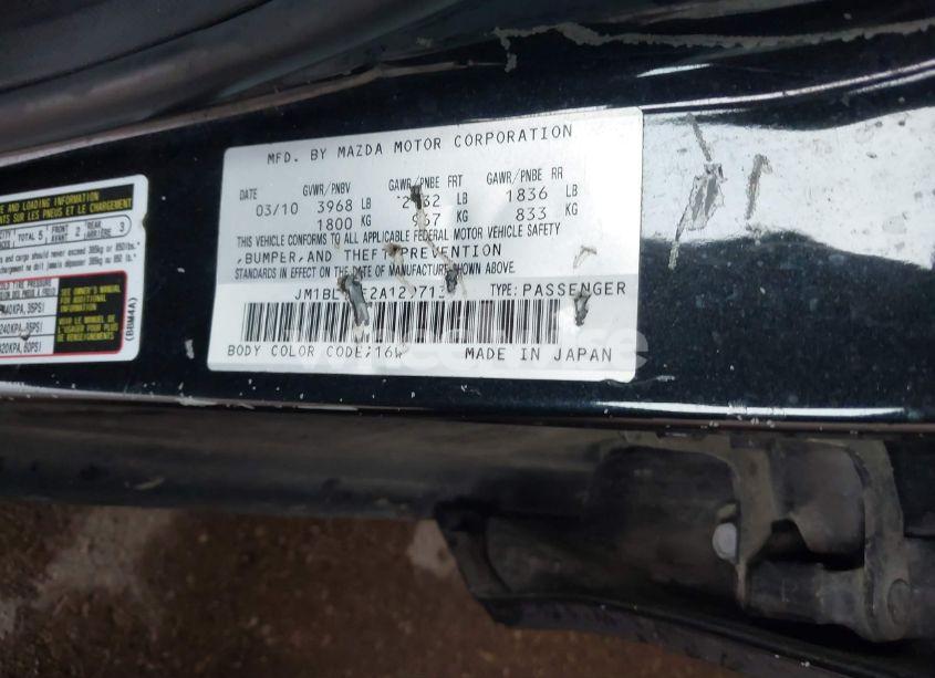 Photo 9 of 2010 Mazda Mazda3 I TOURING (VIN JM1BL1SF2A1297131)