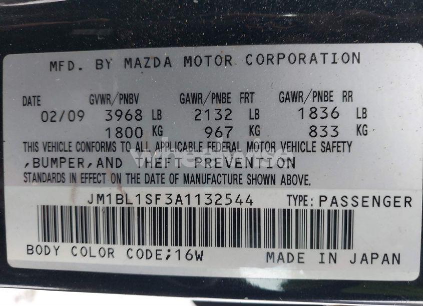 Photo 9 of 2010 Mazda Mazda3 N/A (VIN JM1BL1SF3A1132544)