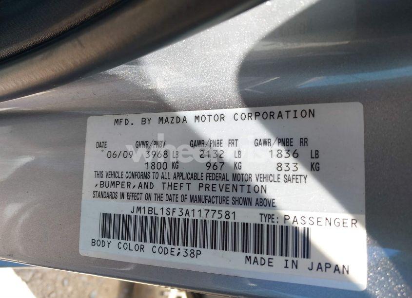 Photo 9 of 2010 Mazda Mazda3 I TOURING (VIN JM1BL1SF3A1177581)