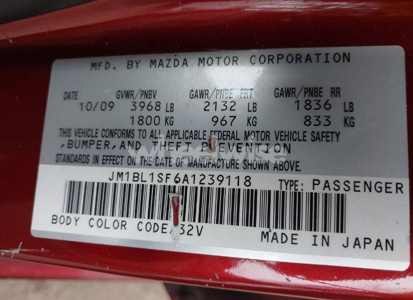 Photo 9 of 2010 Mazda Mazda3 I TOURING (VIN JM1BL1SF6A1239118)