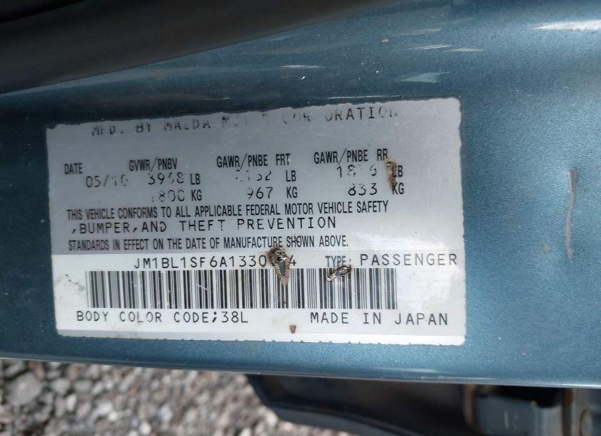 Photo 9 of 2010 Mazda Mazda3 I SPORT (VIN JM1BL1SF6A1330194)