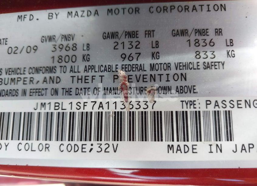 Photo 9 of 2010 Mazda Mazda3 I TOURING (VIN JM1BL1SF7A1136337)