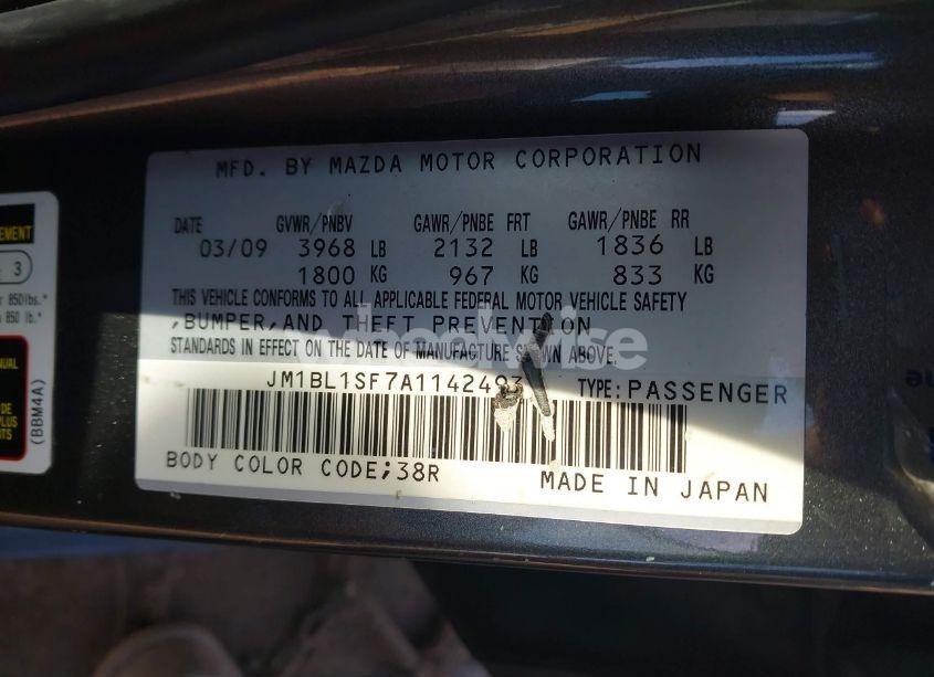 Photo 9 of 2010 Mazda Mazda3 I TOURING (VIN JM1BL1SF7A1142493)