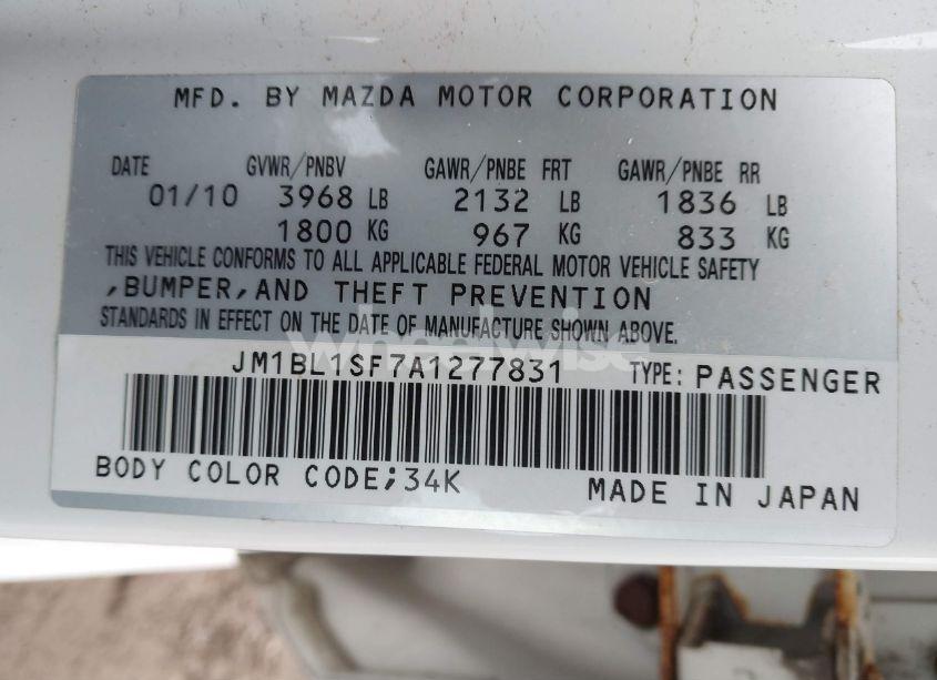 Photo 9 of 2010 Mazda Mazda3 I TOURING (VIN JM1BL1SF7A1277831)