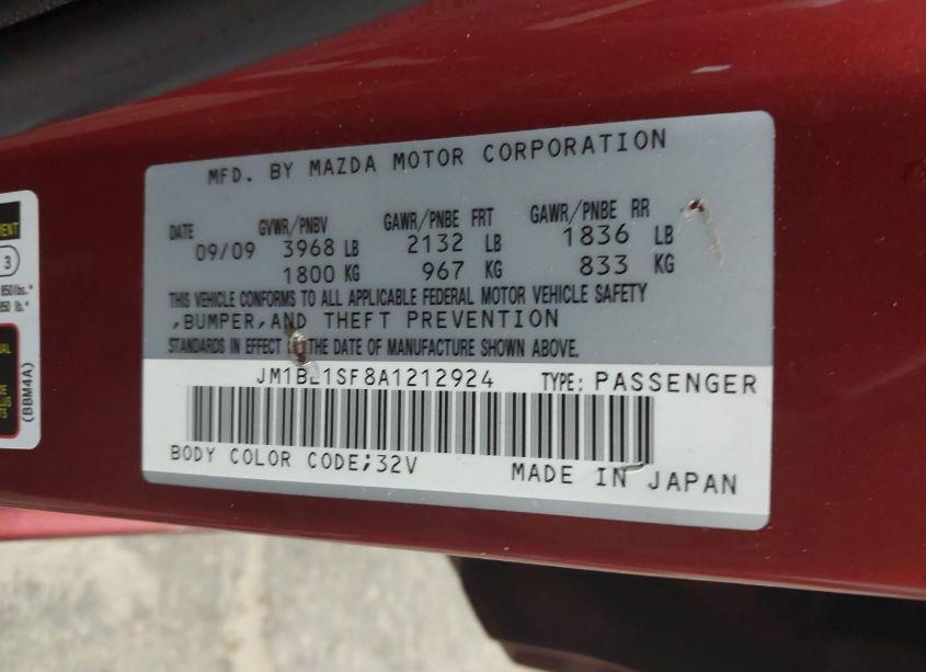 Photo 9 of 2010 Mazda Mazda3 I TOURING (VIN JM1BL1SF8A1212924)