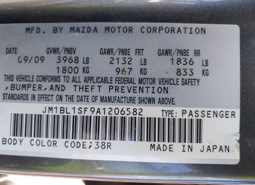 Photo 9 of 2010 Mazda Mazda3 I TOURING (VIN JM1BL1SF9A1206582)