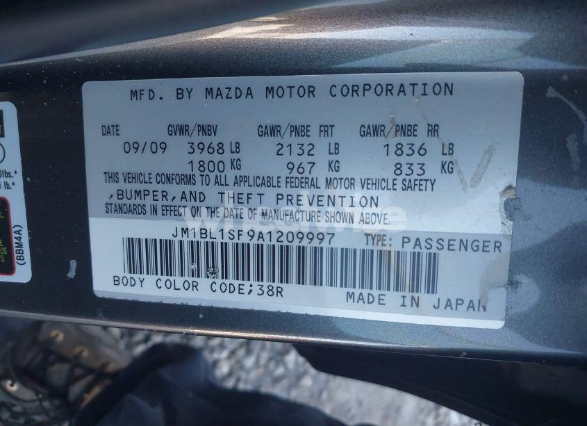 Photo 9 of 2010 Mazda Mazda3 I TOURING (VIN JM1BL1SF9A1209997)