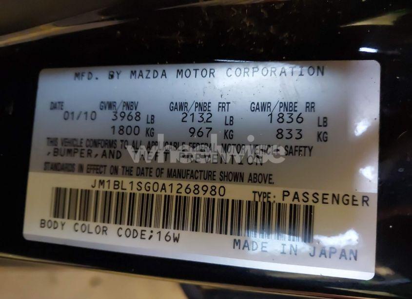 Photo 9 of 2010 Mazda Mazda3 (VIN JM1BL1SG0A1268980)