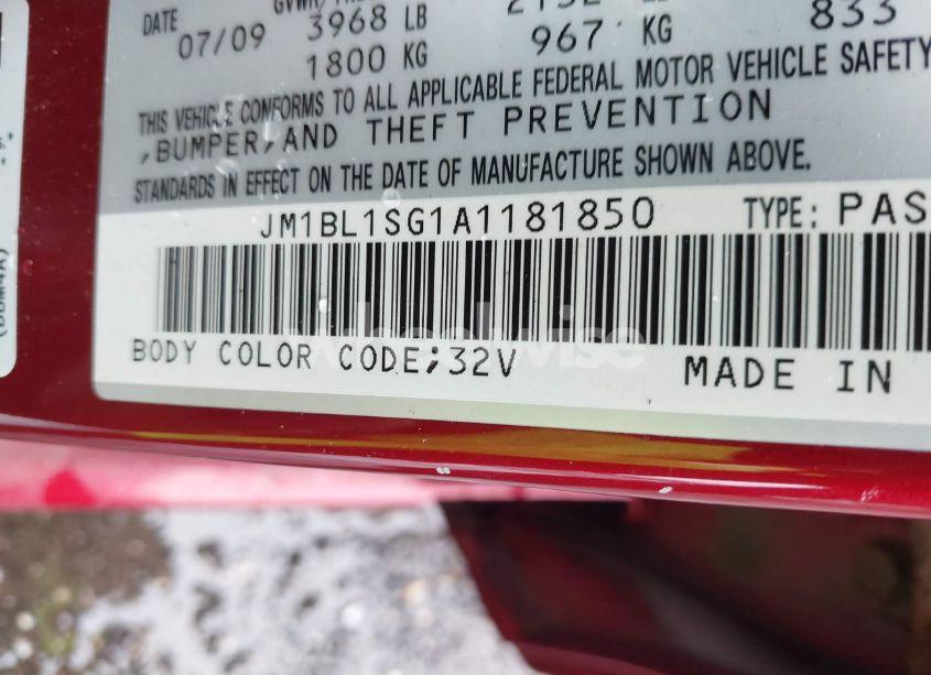 Photo 9 of 2010 Mazda Mazda3 I TOURING (VIN JM1BL1SG1A1181850)