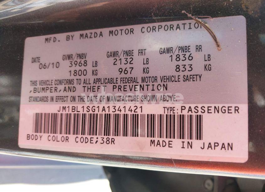 Photo 9 of 2010 Mazda Mazda3 I TOURING (VIN JM1BL1SG1A1341421)