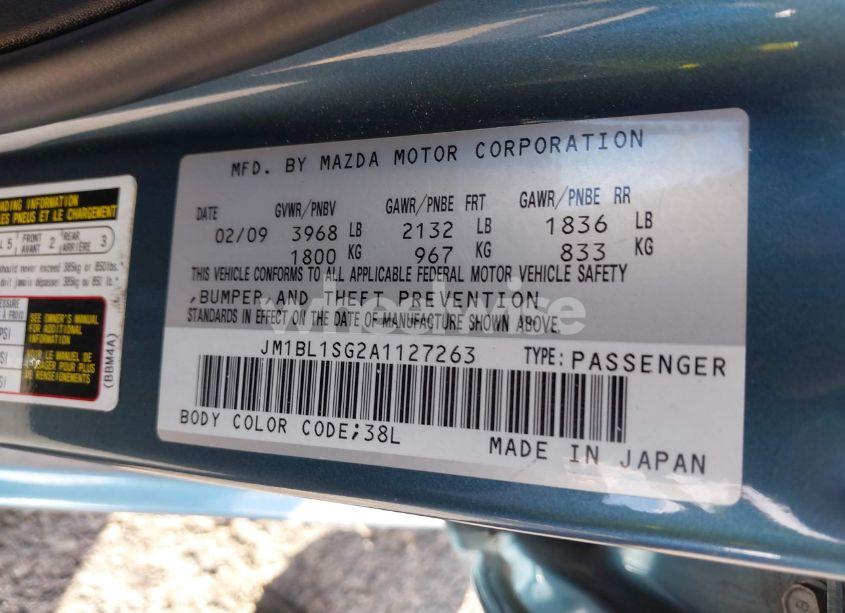 Photo 9 of 2010 Mazda Mazda3 I TOURING (VIN JM1BL1SG2A1127263)