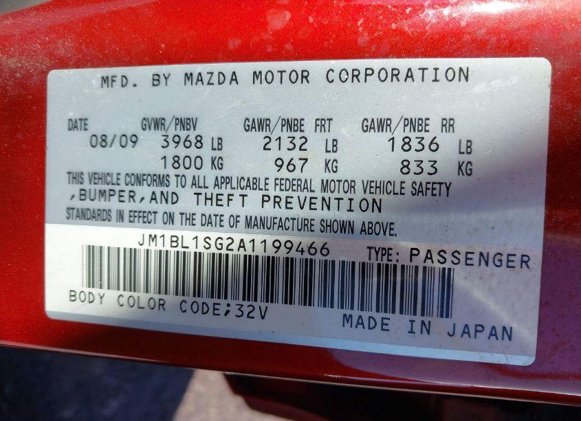 Photo 9 of 2010 Mazda Mazda3 I TOURING (VIN JM1BL1SG2A1199466)