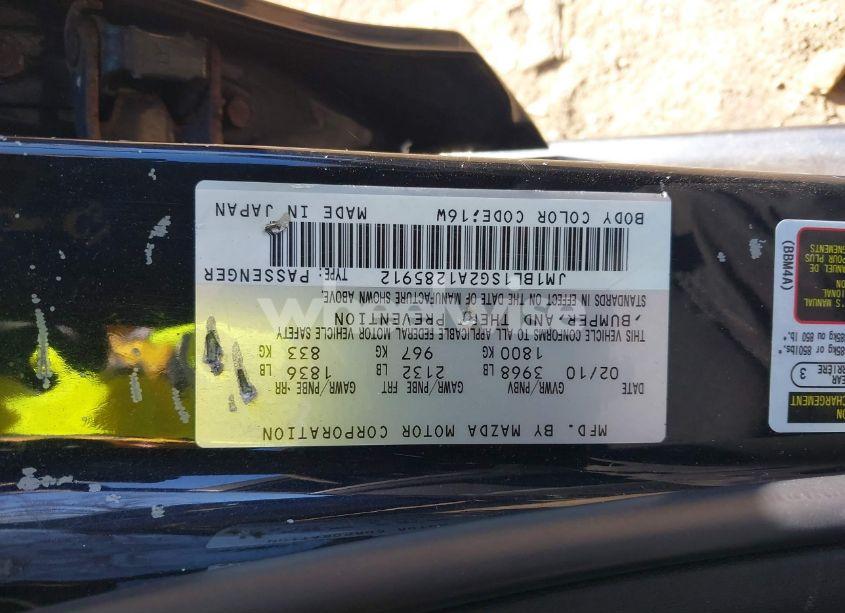 Photo 9 of 2010 Mazda Mazda3 I SPORT (VIN JM1BL1SG2A1285912)