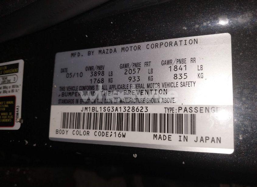 Photo 9 of 2010 Mazda Mazda3 I TOURING (VIN JM1BL1SG3A1328623)