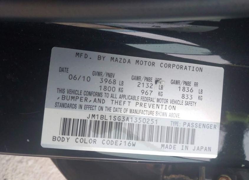 Photo 9 of 2010 Mazda Mazda3 (VIN JM1BL1SG3A1350251)