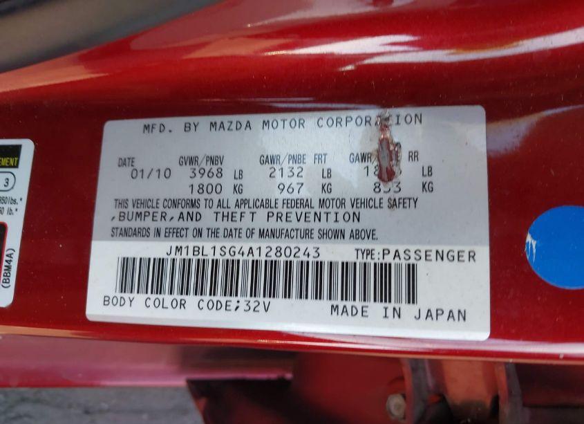 Photo 9 of 2010 Mazda Mazda3 I TOURING (VIN JM1BL1SG4A1280243)