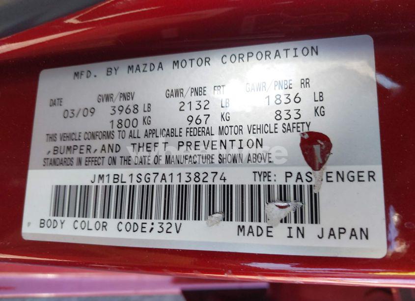 Photo 9 of 2010 Mazda Mazda3 I TOURING (VIN JM1BL1SG7A1138274)