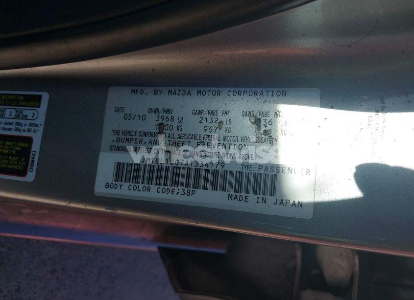 Photo 9 of 2010 Mazda Mazda3 I TOURING (VIN JM1BL1SG7A1334179)