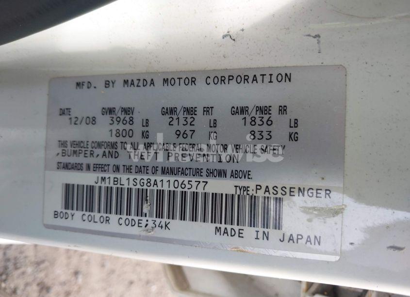 Photo 9 of 2010 Mazda Mazda3 I TOURING (VIN JM1BL1SG8A1106577)
