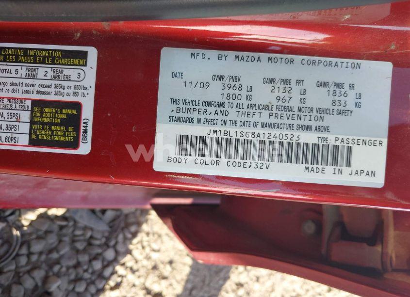 Photo 9 of 2010 Mazda Mazda3 I TOURING (VIN JM1BL1SG8A1240523)