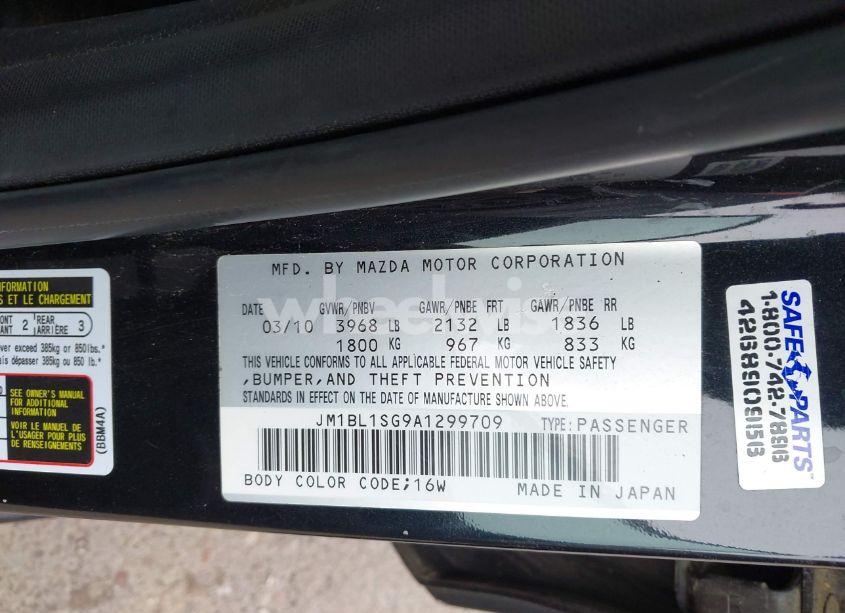 Photo 9 of 2010 Mazda Mazda3 I SPORT (VIN JM1BL1SG9A1299709)