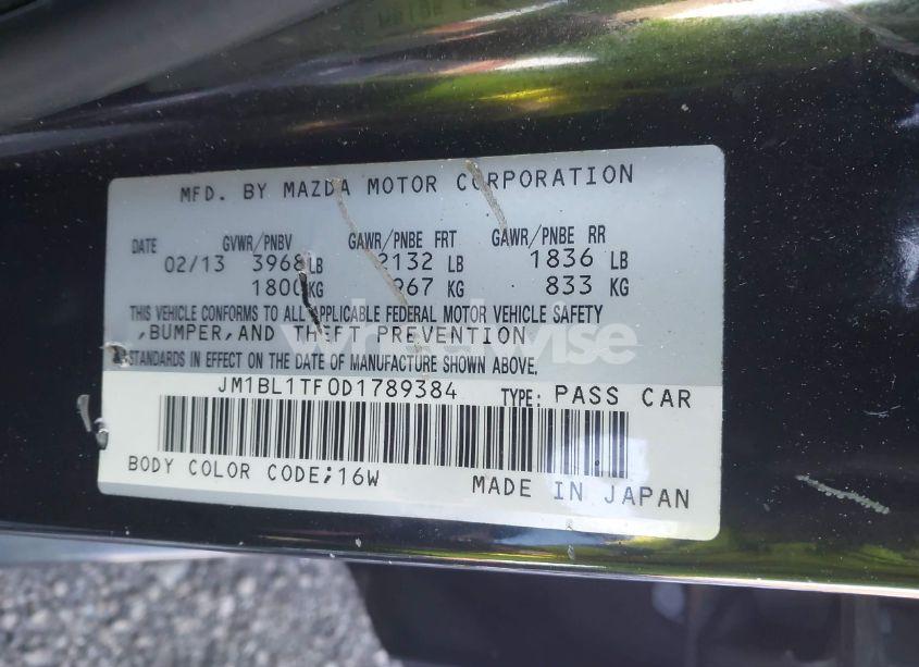 Photo 9 of 2013 Mazda Mazda3 I SV (VIN JM1BL1TF0D1789384)