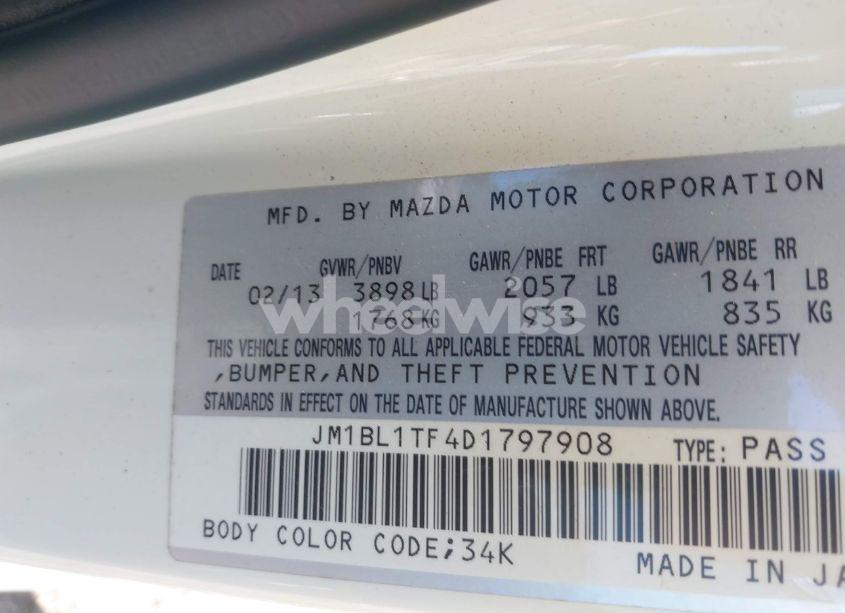 Photo 9 of 2013 Mazda Mazda3 I SV (VIN JM1BL1TF4D1797908)