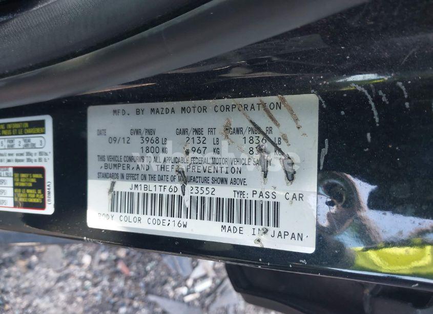 Photo 9 of 2013 Mazda Mazda3 I SV (VIN JM1BL1TF6D1723552)