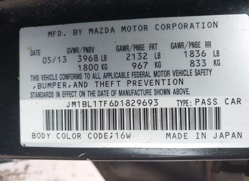 Photo 9 of 2013 Mazda Mazda3 I SV (VIN JM1BL1TF6D1829693)