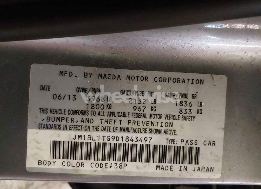 Photo 9 of 2013 Mazda Mazda3 I SV (VIN JM1BL1TG9D1843497)