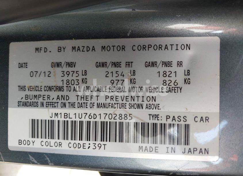 Photo 10 of 2013 Mazda Mazda3 I SPORT (VIN JM1BL1U76D1702885)