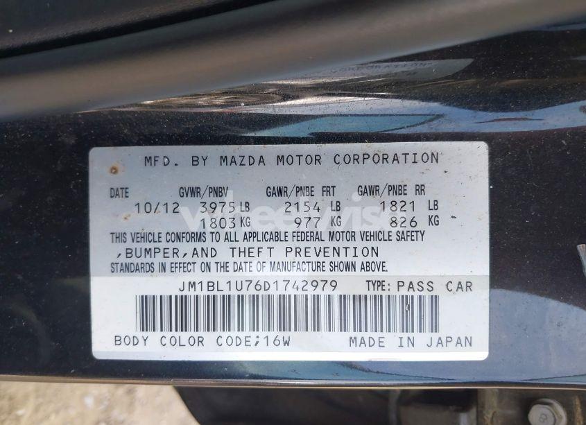 Photo 9 of 2013 Mazda Mazda3 I SPORT (VIN JM1BL1U76D1742979)