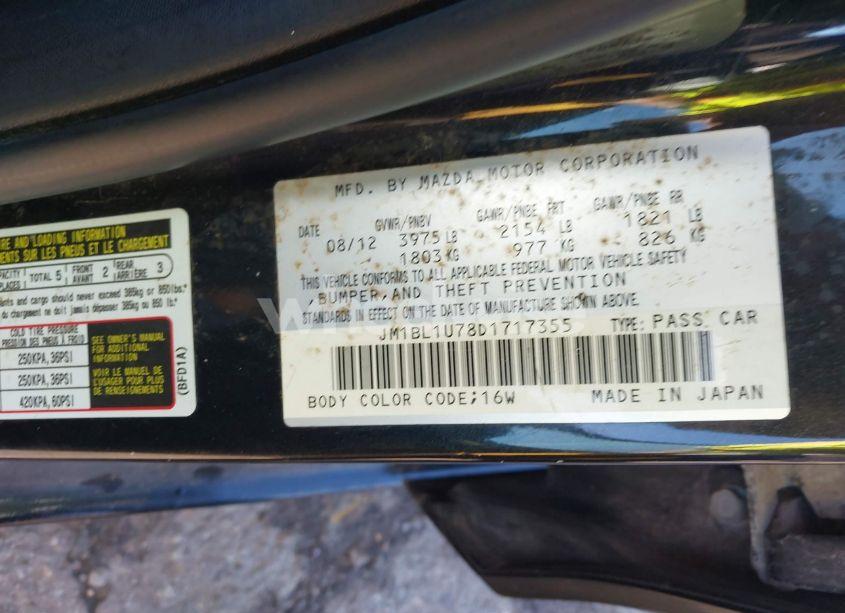 Photo 9 of 2013 Mazda Mazda3 I SPORT (VIN JM1BL1U78D1717355)