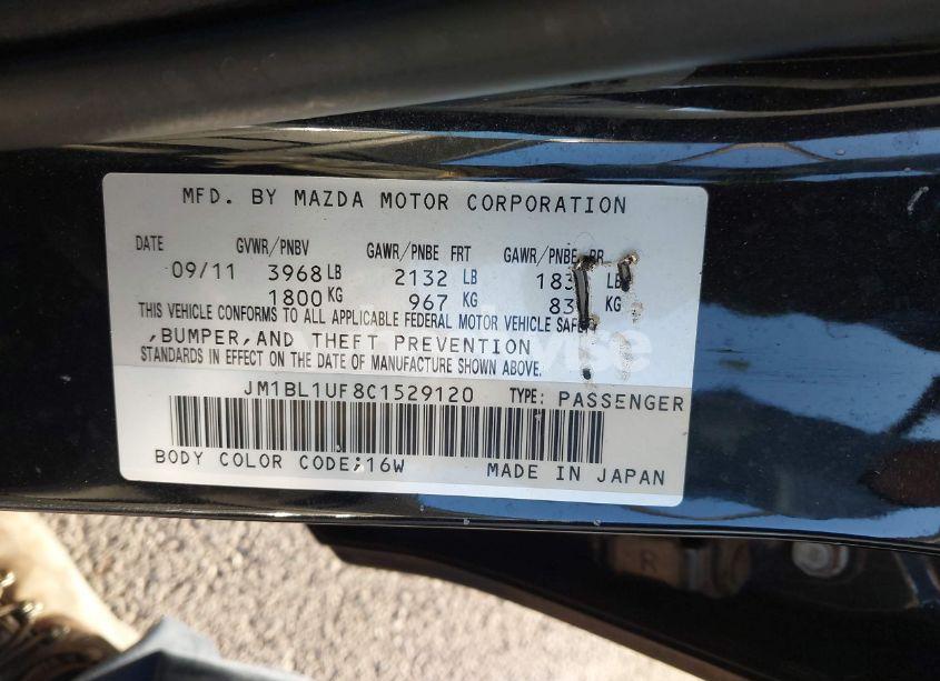 Photo 9 of 2012 Mazda Mazda3 I SPORT (VIN JM1BL1UF8C1529120)