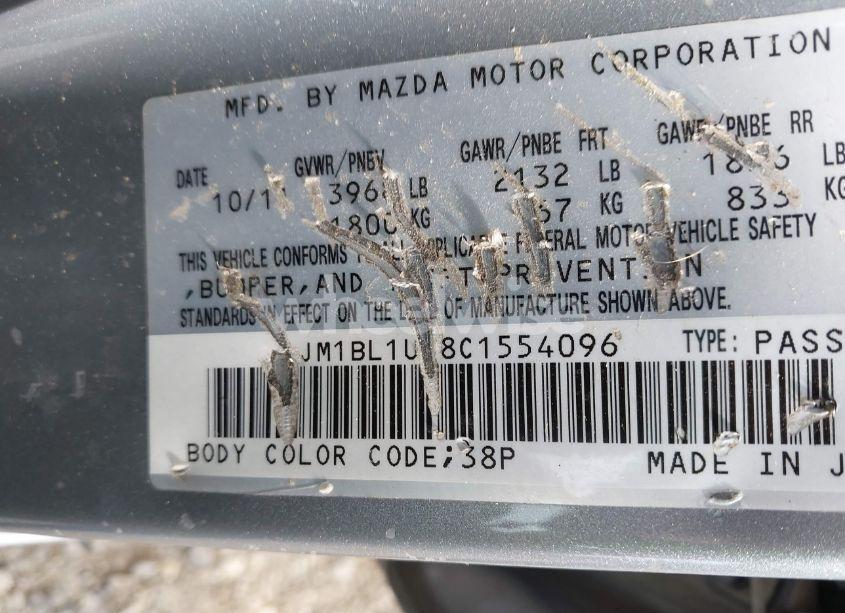 Photo 9 of 2012 Mazda Mazda3 I SPORT (VIN JM1BL1UF8C1554096)