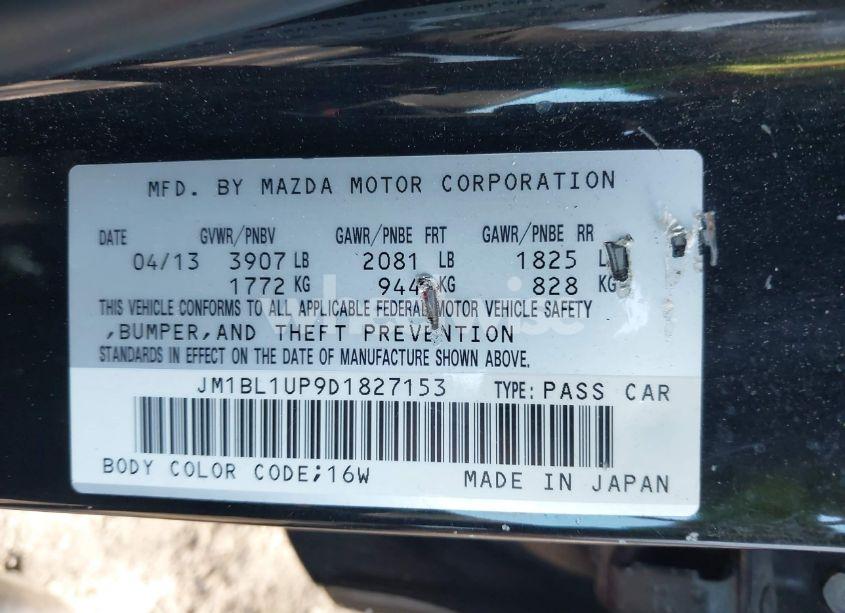 Photo 9 of 2013 Mazda Mazda3 I SPORT (VIN JM1BL1UP9D1827153)