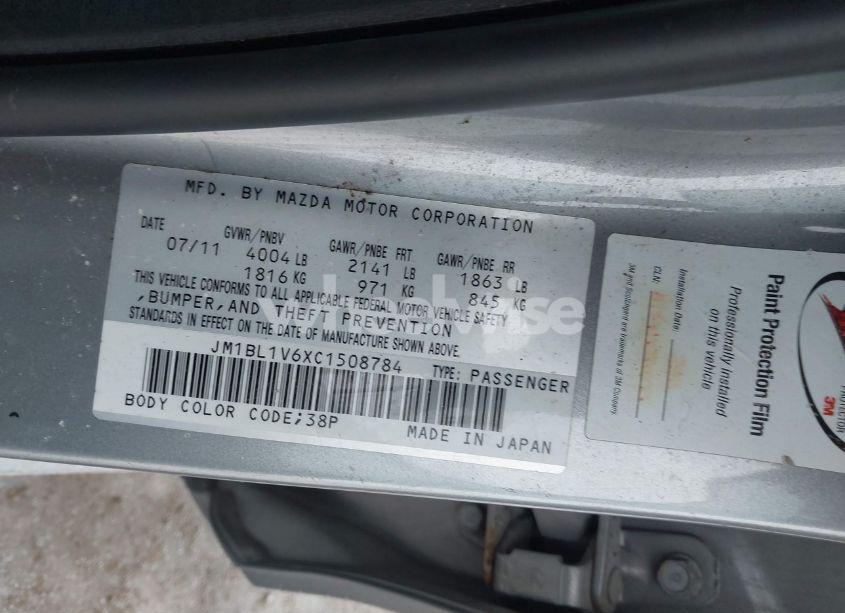 Photo 9 of 2012 Mazda Mazda3 S TOURING (VIN JM1BL1V6XC1508784)