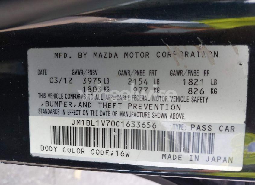 Photo 9 of 2012 Mazda Mazda3 I TOURING (VIN JM1BL1V70C1633656)