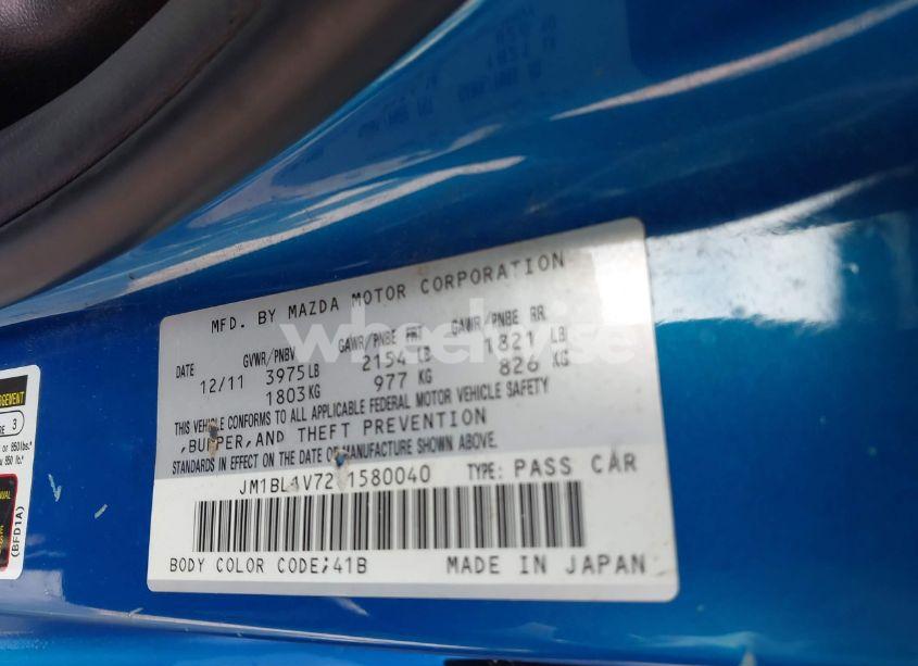 Photo 9 of 2012 Mazda Mazda3 I TOURING (VIN JM1BL1V72C1580040)